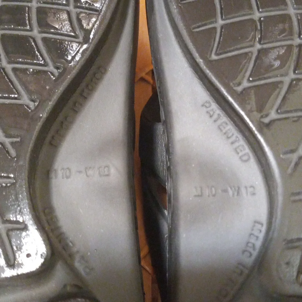 🖤🚶‍♀️Oofos Black Toe Post Recovery Sandals Great Arch Support Sz M-10 W-12